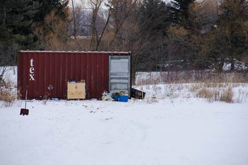 How waterloo rocketry uses containers for rocket engine testing?