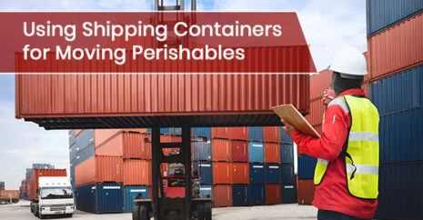 Using Shipping Containers for Moving Perishables